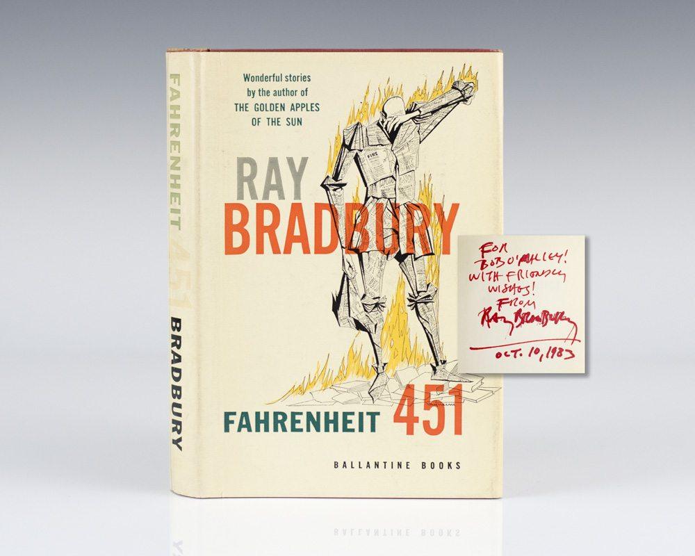 Fahrenheit 451 First Edition Ray Bradbury Signed Rare Book