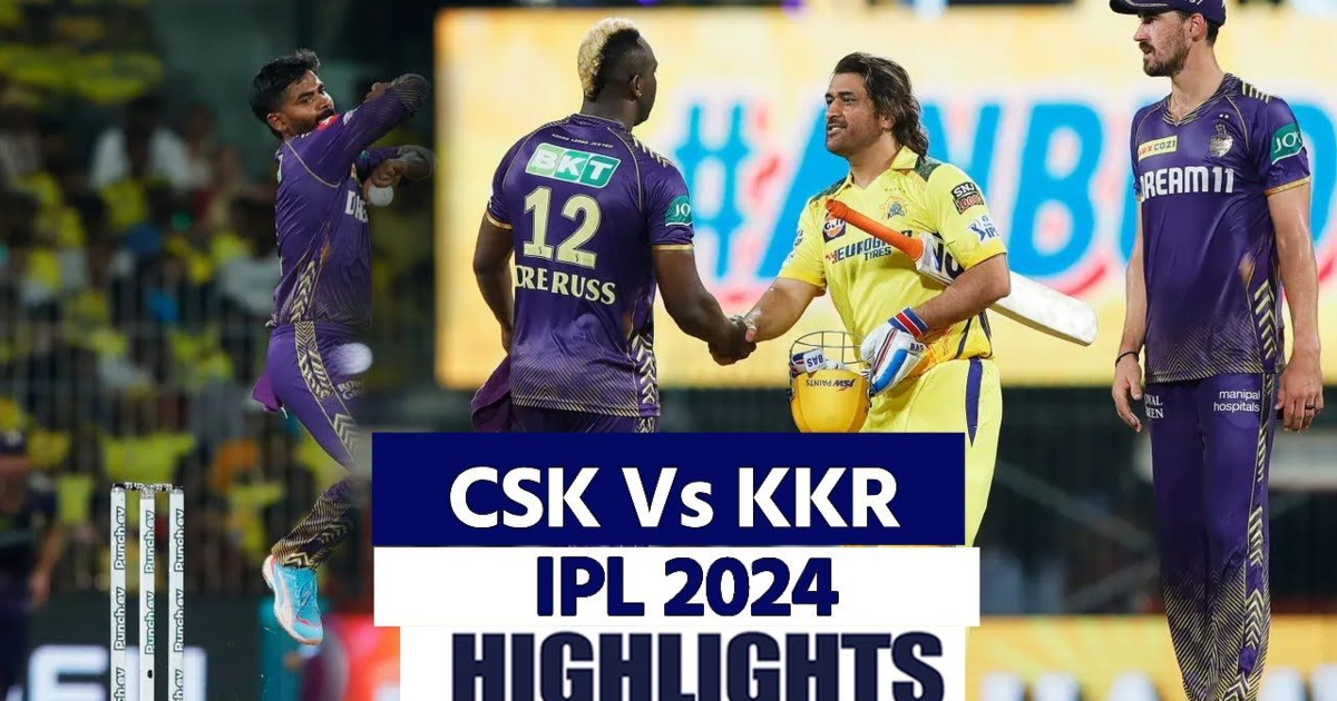 CSK vs KKR Match Highlights: IPL 2024 | Quizzop