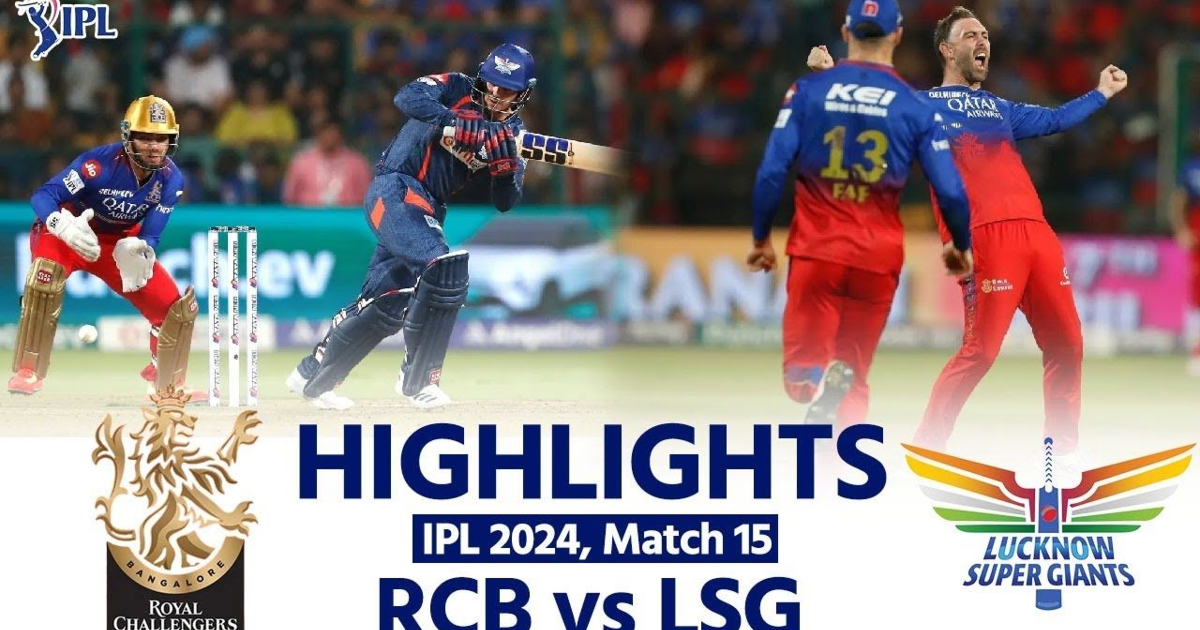 RCB vs LSG Match Highlights: IPL 2024 | Quizzop